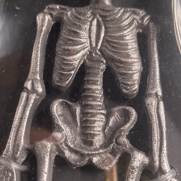 Pottery Barn Spooky Silver Metal Boxed Serving Set 💀 - Picture 10 of 12